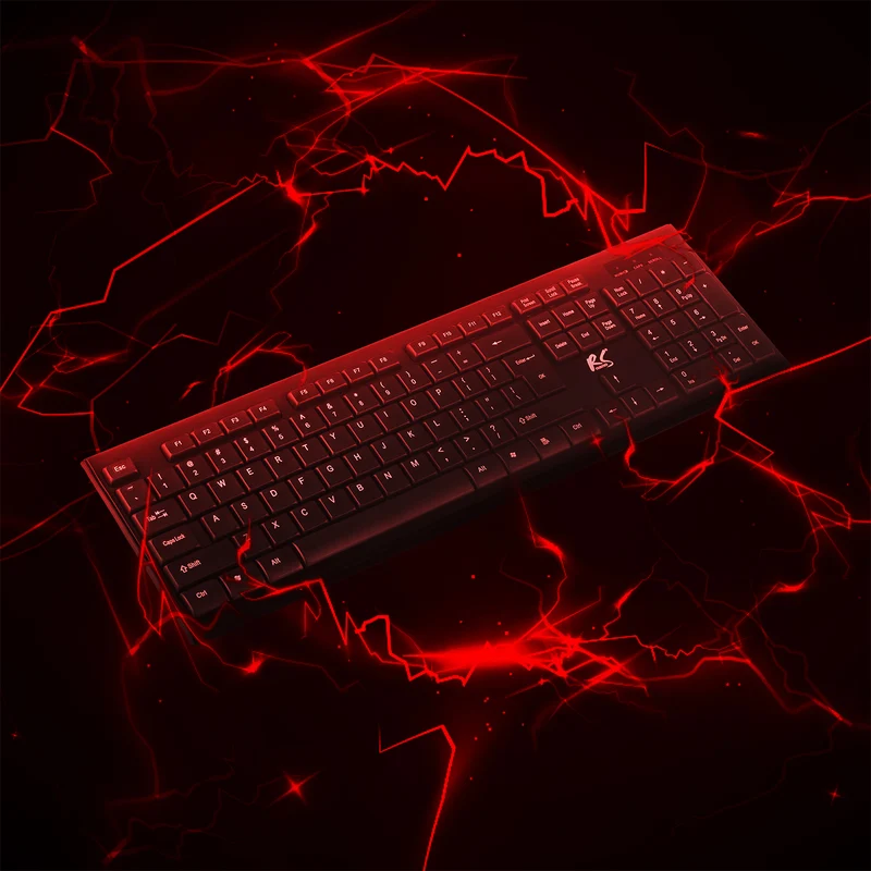NanoRS Trådlöst Tangentbord och Mus Combo – RS580 med Ergonomisk Design för Optimal Prestanda