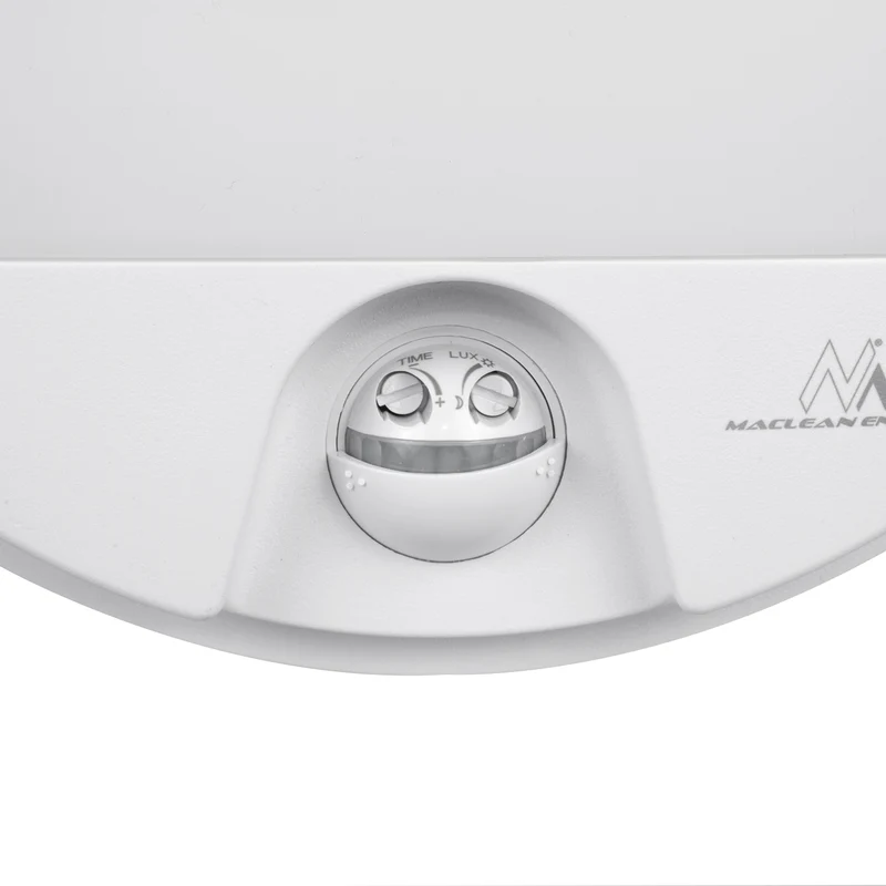 Infraröd rörelsedetektor LED-lampa MCE291 W 1100lm 15W IP54 Maclean Energy färg vit