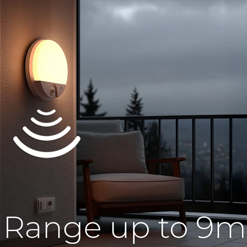 Infraröd rörelsedetektor LED-lampa MCE291 W 1100lm 15W IP54 Maclean Energy färg vit