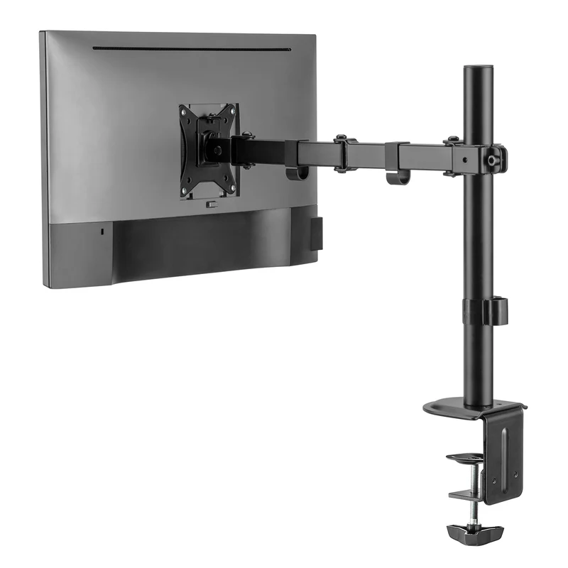 Maclean bordsfäste för LCD-skärm, 17-32", 9kg, VESA 75x75 och 100x100 dubbelarm, MC-753N