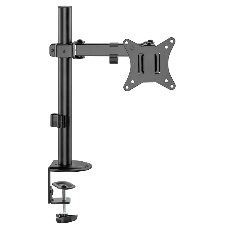 Maclean bordsfäste för LCD-skärm, 17-32", 9kg, VESA 75x75 och 100x100 dubbelarm, MC-753N