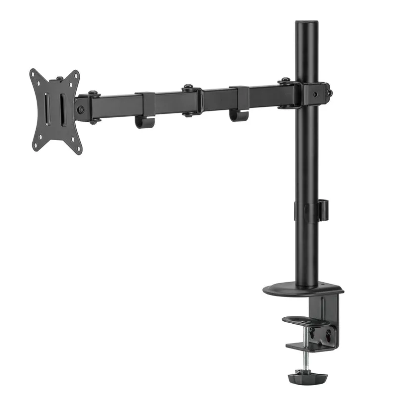 Maclean bordsfäste för LCD-skärm, 17-32", 9kg, VESA 75x75 och 100x100 dubbelarm, MC-753N