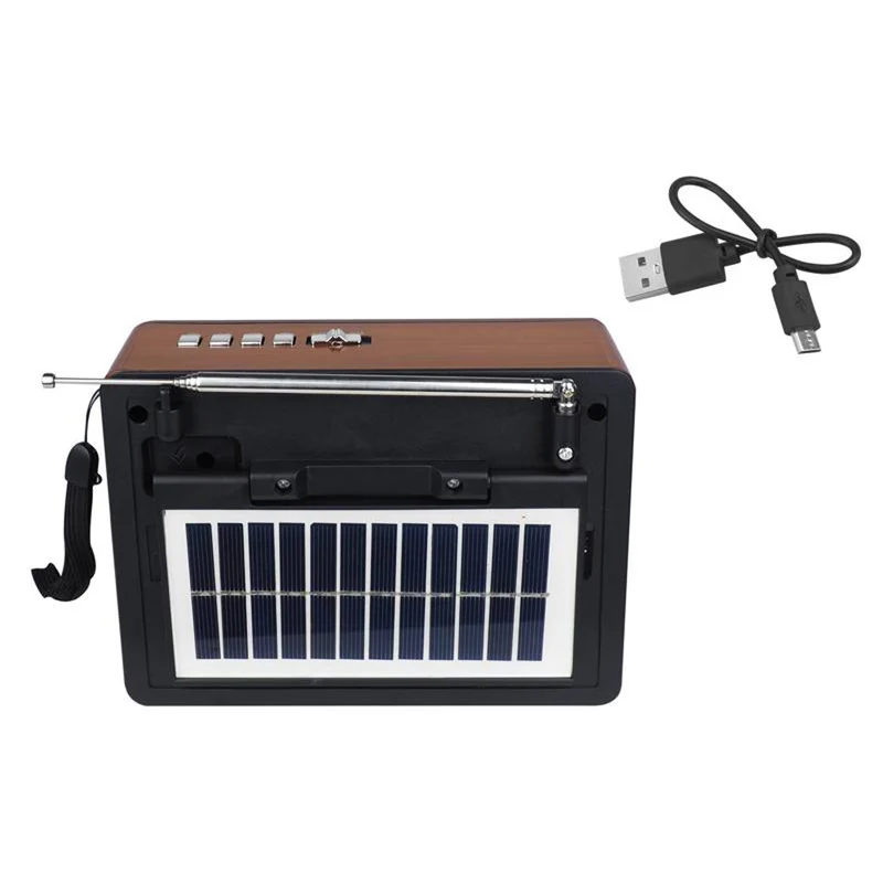 LTC bärbar radio, Bluetooth, FM/AM/SW, USB, solpanel, LXLTC103UBT