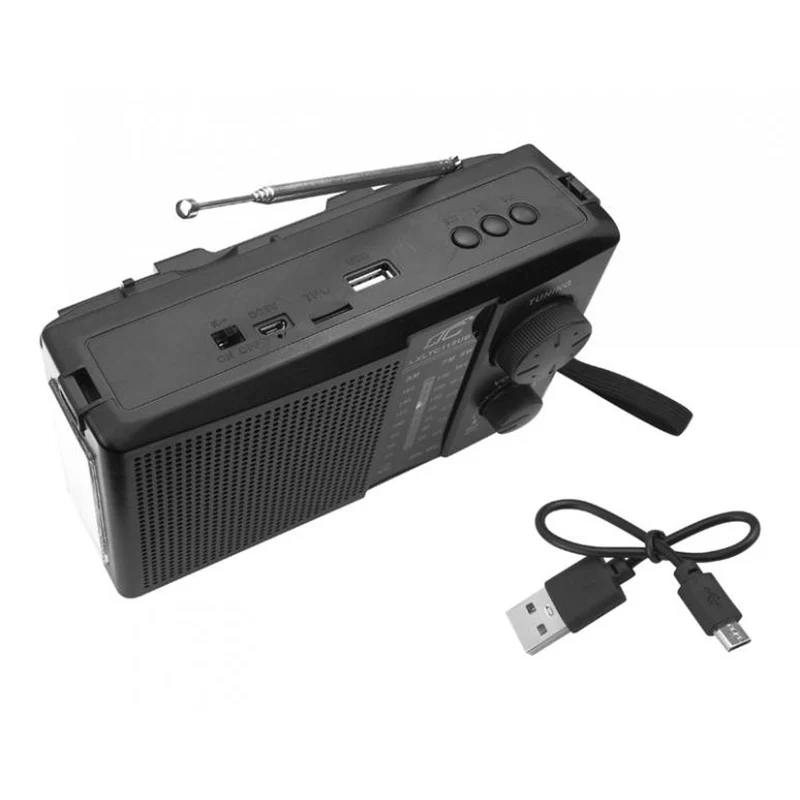 LTC bärbar radio, Bluetooth, FM/AM/SW, solpanel, LXLTC115UBT