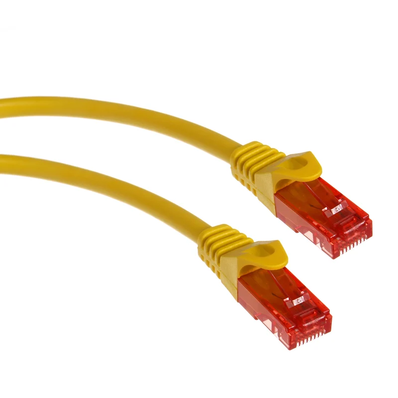 Maclean kabel, UTP patchkabel, plug-in kontakt, Cat6, 2m,Gul, MCTV-302 Y