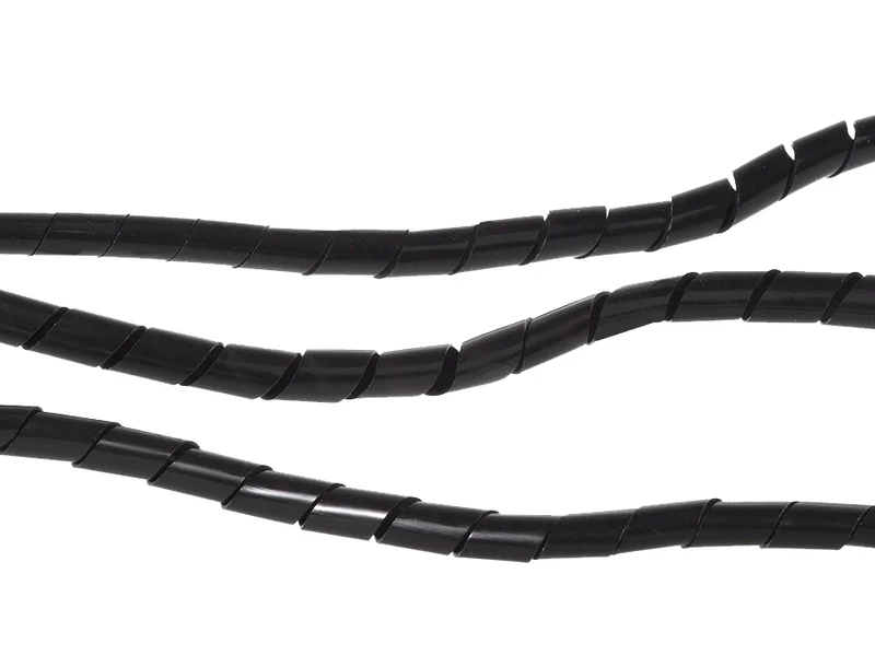Maclean Kabelskydd, (8,7*10mm), 3m, svart spiral, MCTV-685 B