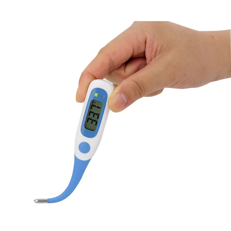 Intec TH-802 Elektronisk Termometer Med Flexibel Spets Automatisk Avstängning Minne För Senaste Avläsning