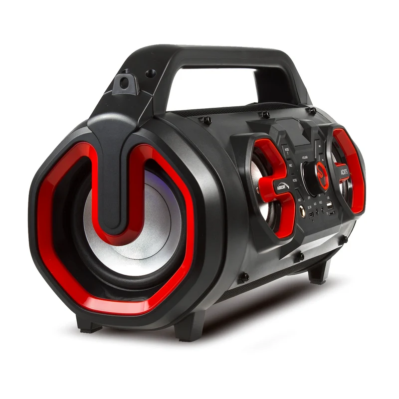 Audiocore bazooka bärbar högtalare, bluetooth 5.0, FM-radio, mikrokort, SDIPX4, 2000mAh, AC875