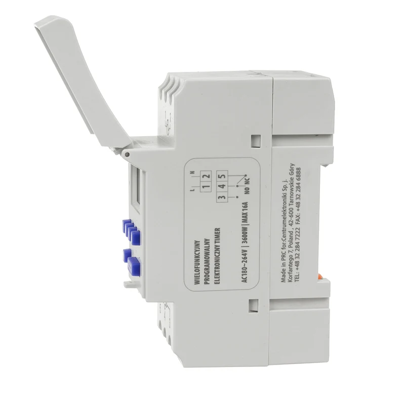 Digital timer för DIN-skena GreenBlue GB104 16 program max 240 program