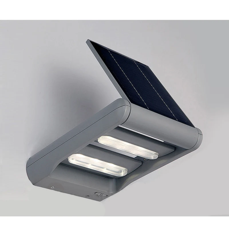 GreenBlue GB131 LED 12W solcellsdriven vägglampa - två oberoende ljusriktningar