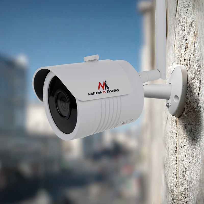 Maclean MCTV-516 IP / IPC Övervakningskamera 5MPx Inomhus- Och Utomhusbruk Infraröda LED-Lampor För Mörkerseende IP67 Skolklassrum Säkerhetskamera
