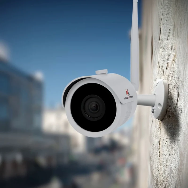 Maclean MCTV-516 IP / IPC Övervakningskamera 5MPx Inomhus- Och Utomhusbruk Infraröda LED-Lampor För Mörkerseende IP67 Skolklassrum Säkerhetskamera