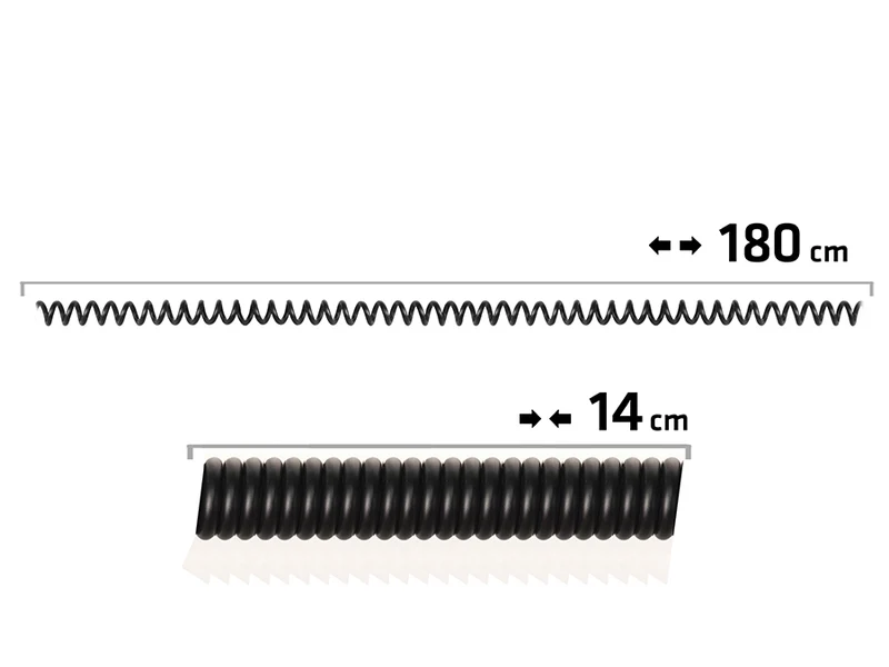 Maclean billaddare, Lightning spiral, 2xUSB, 5,2A, 1,8m, MCE76