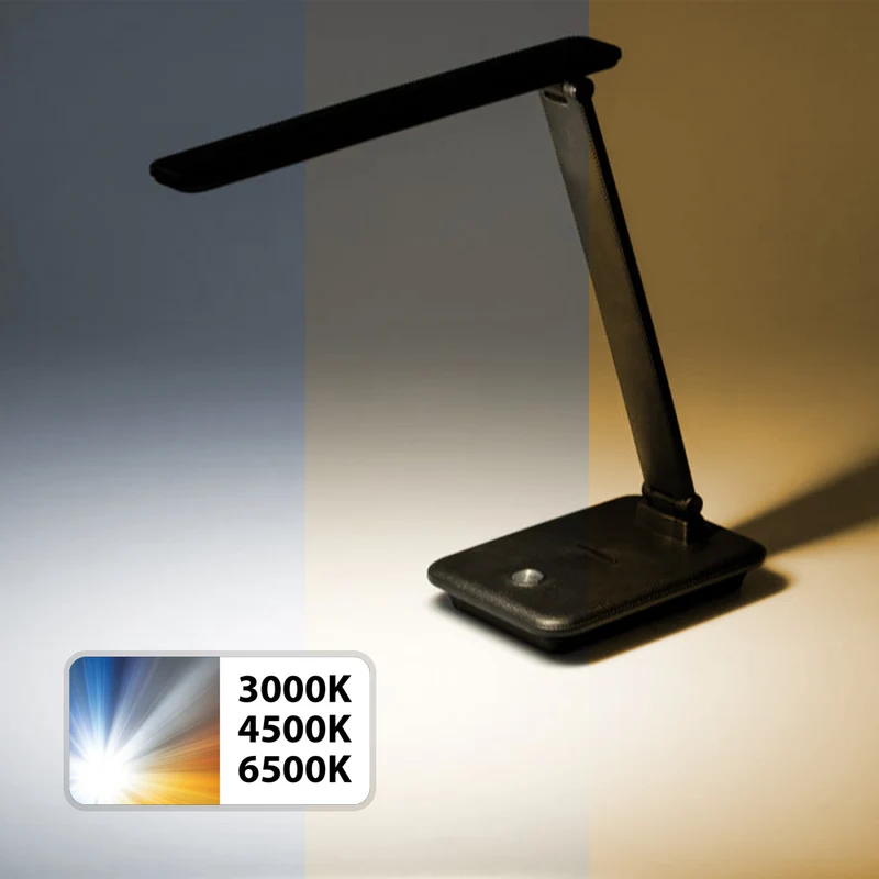 Maclean LED-bordslampa, max. 9W, 220-240V AC, färgskiftbar, dimbar, 450lm, MCE614 B