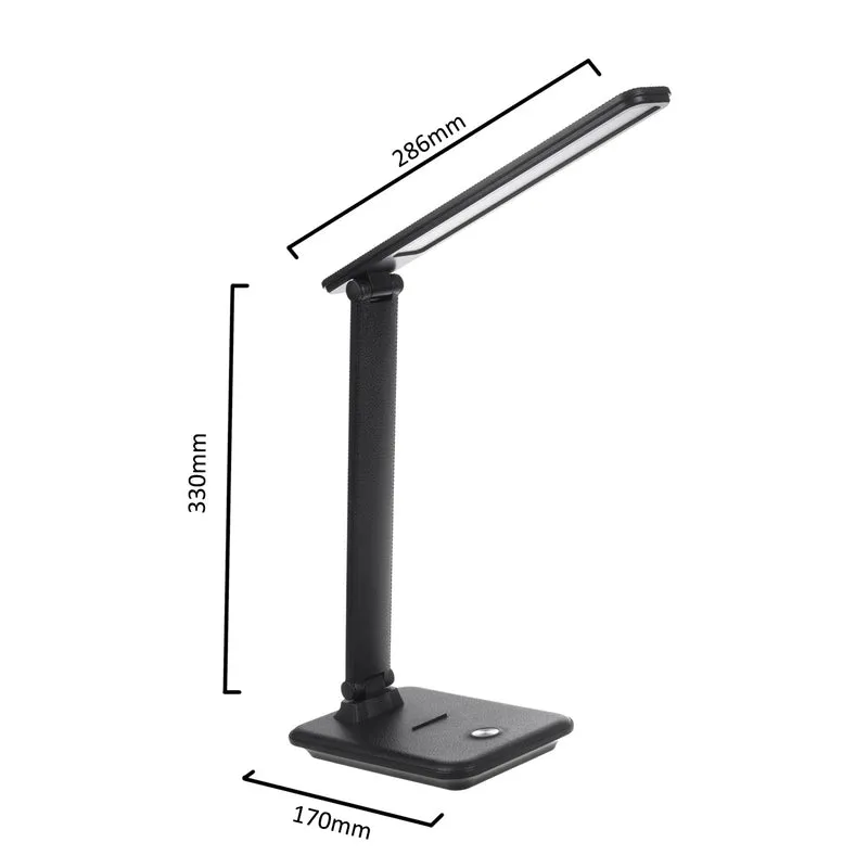 Maclean LED-bordslampa, max. 9W, 220-240V AC, färgskiftbar, dimbar, 450lm, MCE614 B