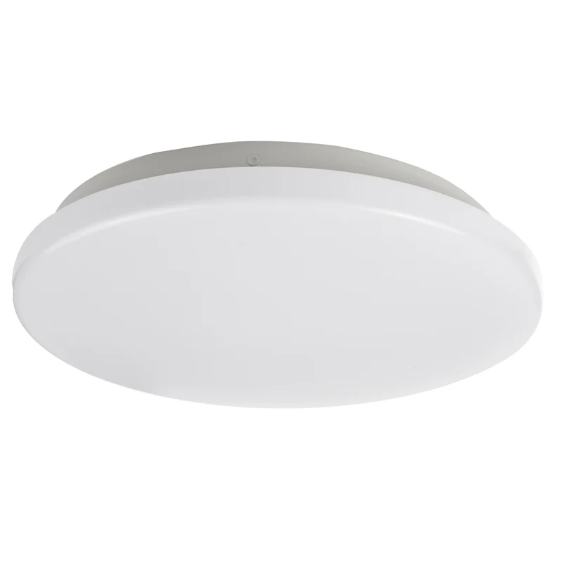 Maclean MCE347 LED sensor ceiling lamp. With a 5.8GHz microwave sensor, it emits a 4000K light with 12W power and 950lm brightness. Rated IP44, it ensures durability and reliability in various settings.