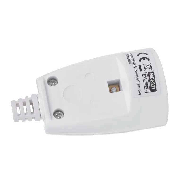 Maclean MCE331 E-Typ Skyddskontakt Fransk (Utan Skyddskontakt) Jordad Plint Plast Max 4000 W 16 A 250 V