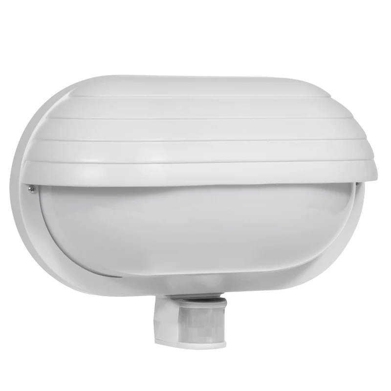Maclean-väggarmatur, med PIR-sensor, max. 60 W, 180°, MCE33 W