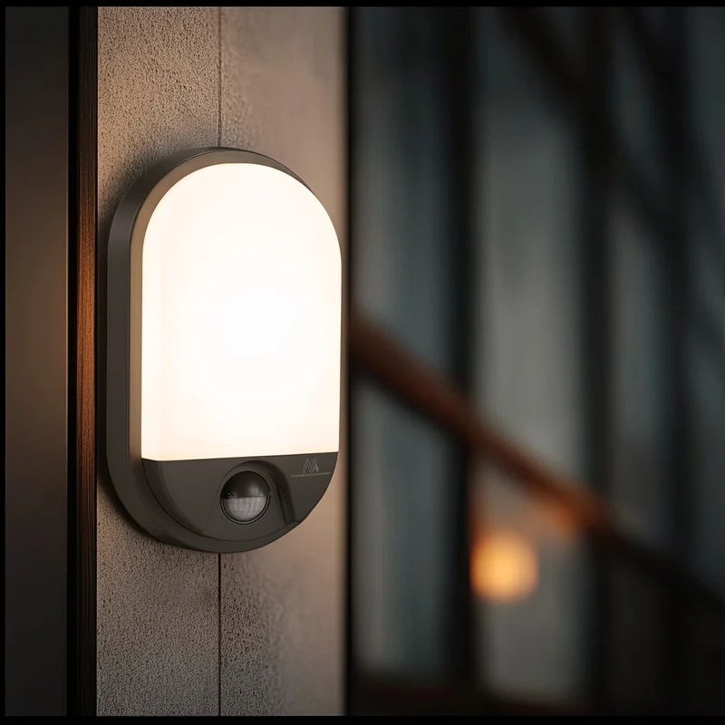 Maclean MCE340 infraröd sensor LED vägglampa Motion Dusk Sensor Light Lighting Energy Saving