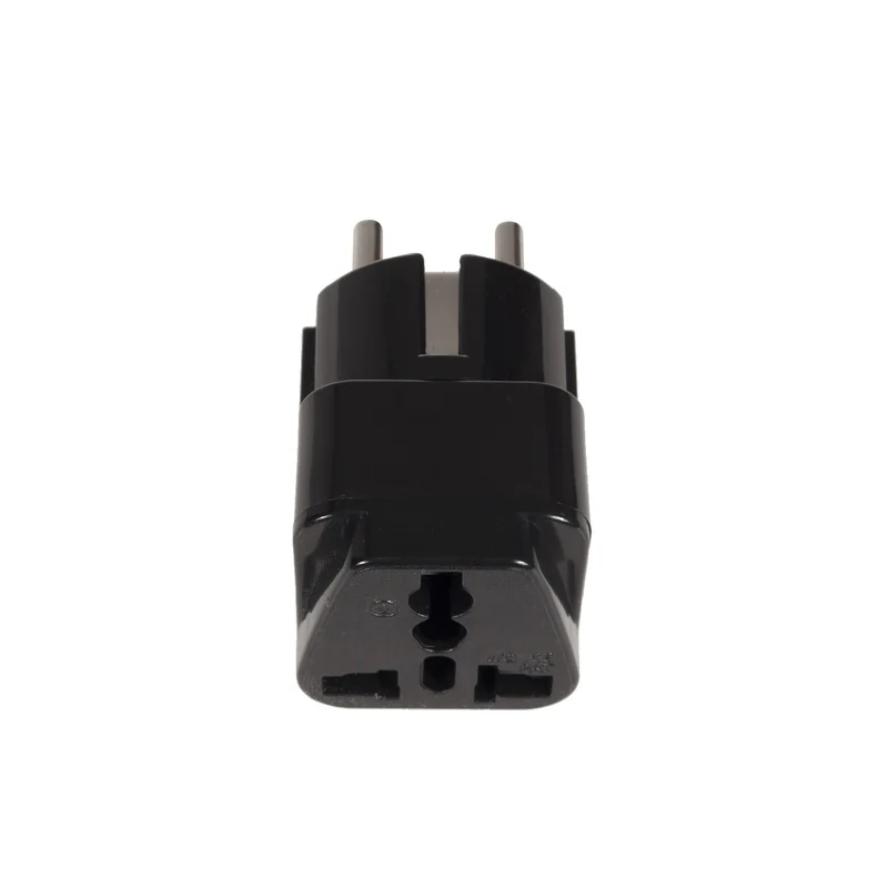 Universal adapter för uttag från Storbritannien till EU svart Maclean MCE155
