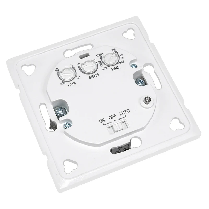 Mikrovågsrörelsedetektor för kopplingsdosa, räckvidd 5m-15m, 1200W, Maclean MCE132
