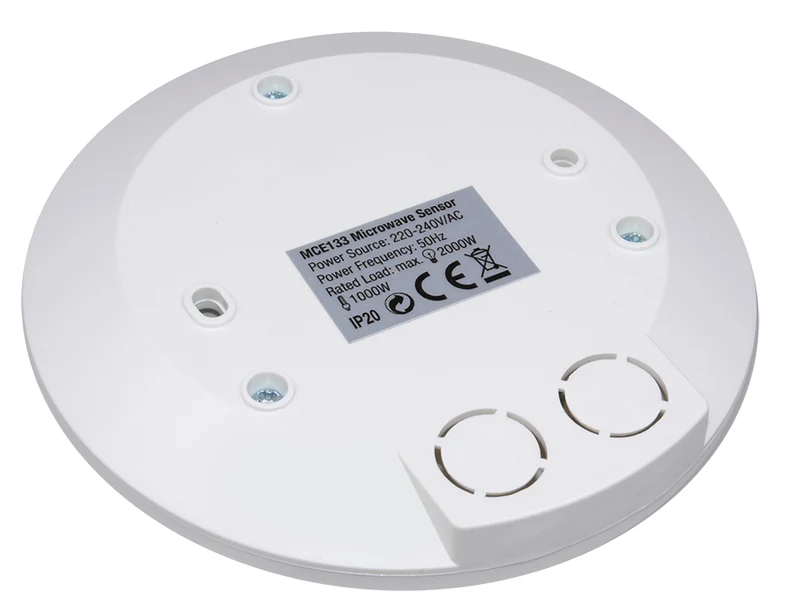 Maclean rörelsedetektor för mikrovågsugn, takmontering, räckvidd 1m-8m, max. 2000W, MCE133