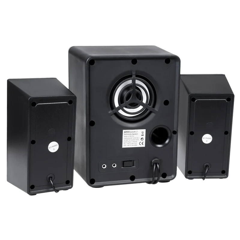 Bluetooth 2.1 högtalarset Audiocore AC910 FM-radio, TF-kortingång, AUX, USB-strömförsörjning