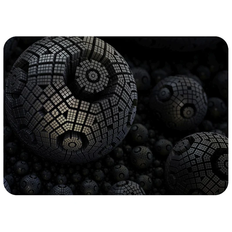 Bertoni-skrivbordsunderlägg, av filt, 50x70 cm, Fractal