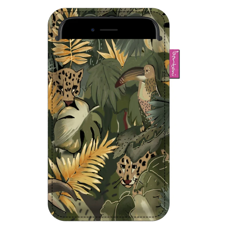 Bertoni smartphonefodral, i ekologisk filt, 105x195 mm, Amazon design, EE0029