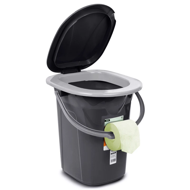 Portabel toaletthink wc 19l grönblå gb320 ag