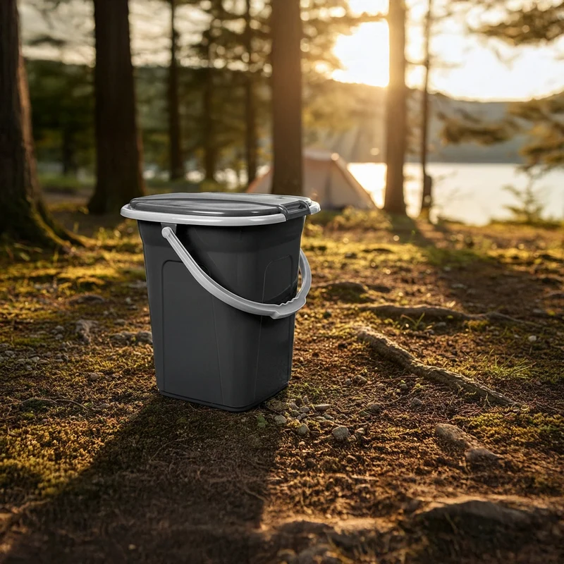 Portabel toaletthink wc 19l grönblå gb320 ag