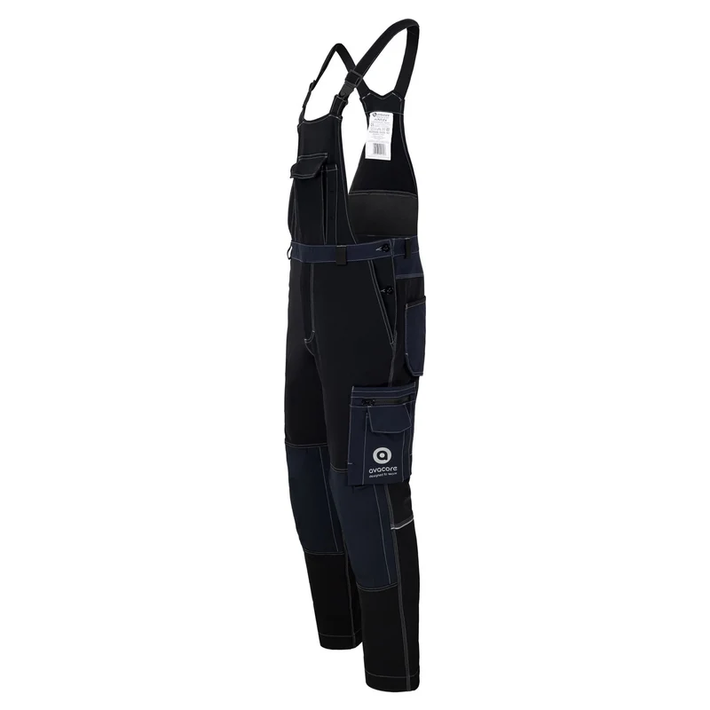 Avacore overall, stretch, cordura, svart och marinblå, storlek 64, Avaflex