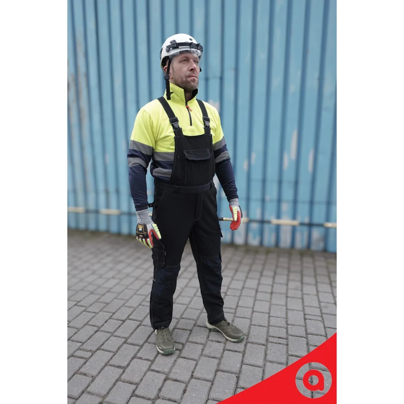 Avacore overall, stretch, cordura, svart och marinblå, storlek 64, Avaflex
