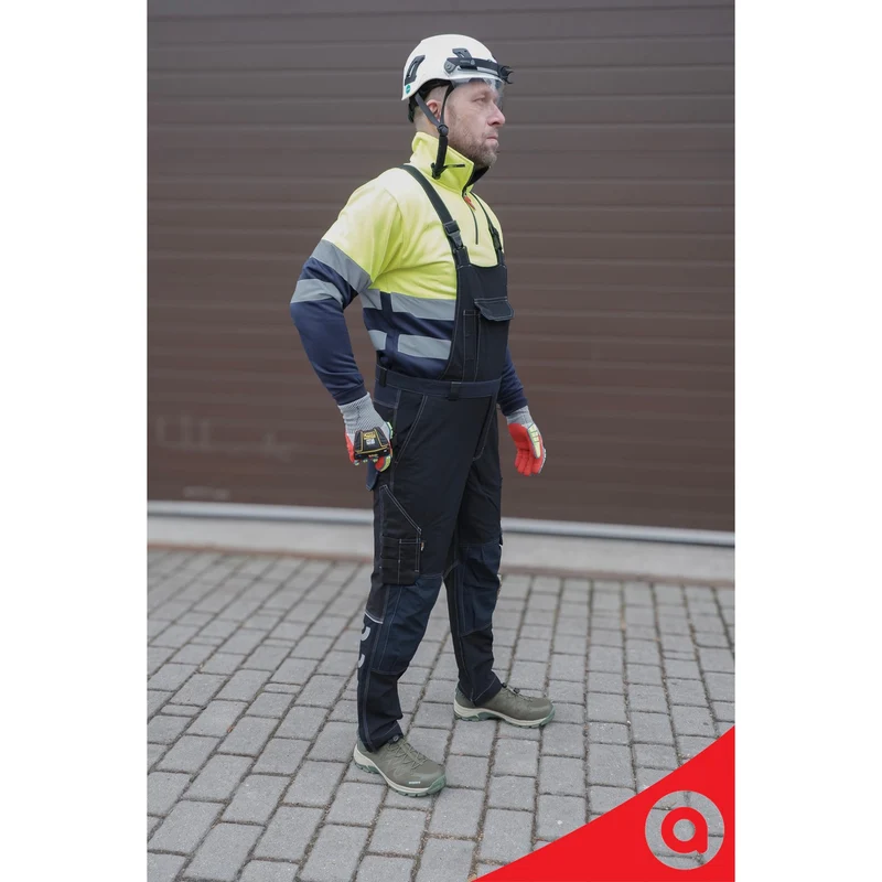 Avacore overall, stretch, cordura, svart och marinblå, storlek 64, Avaflex