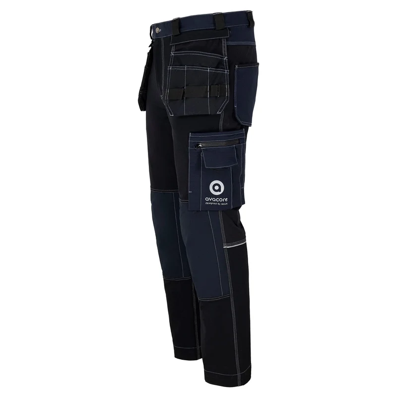 Avacore midjebyxa, stretch, cordura, svart och marinblå, storlek 62, Avaflex