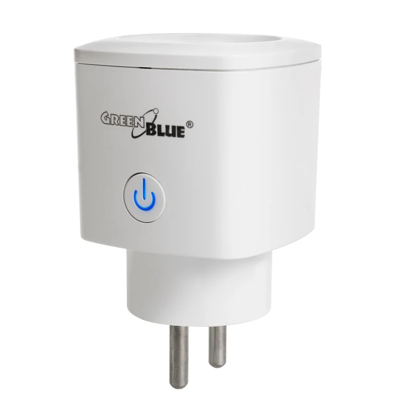 GreenBlue GB720 WiFi Fjärrstyrt Uttag Android/iOS/Alexa/Google Home Strömförbrukning Timer Max. Energi/Timer Max 3680W Typ E E