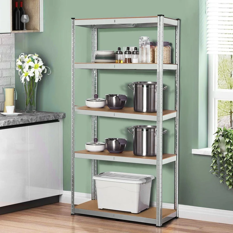 GreenBlue GB378 Förvaringsskåp I Metall 175kg x5 Galvaniserad Vikbar MDF 180x90x40cm