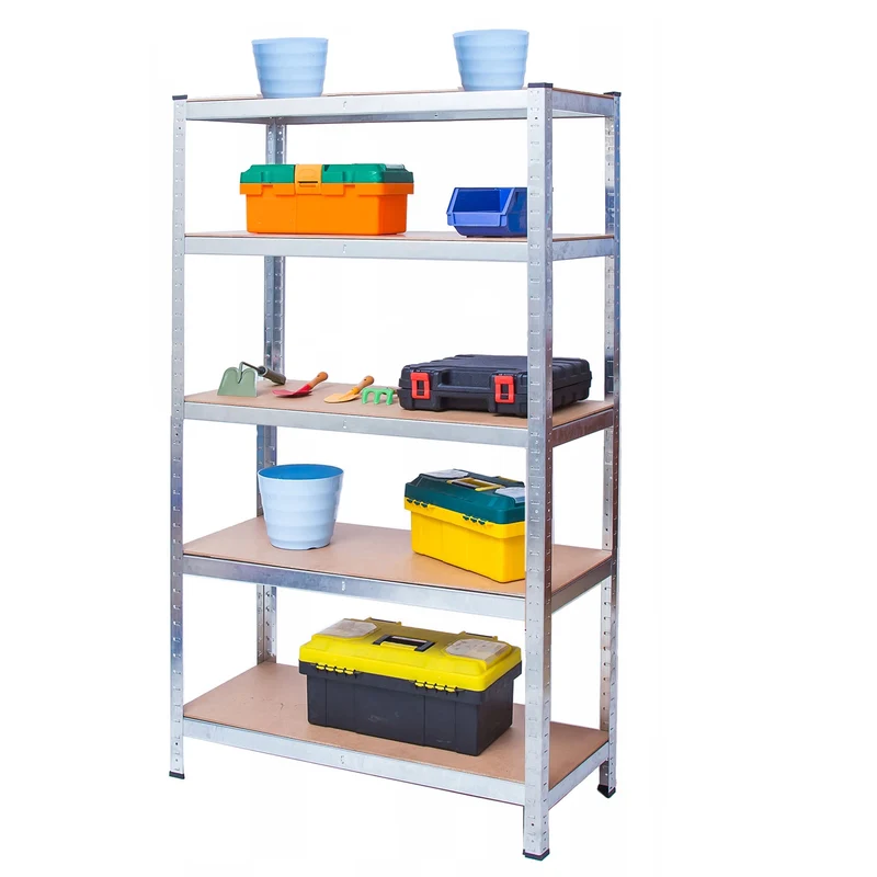 GreenBlue GB378 Förvaringsskåp I Metall 175kg x5 Galvaniserad Vikbar MDF 180x90x40cm