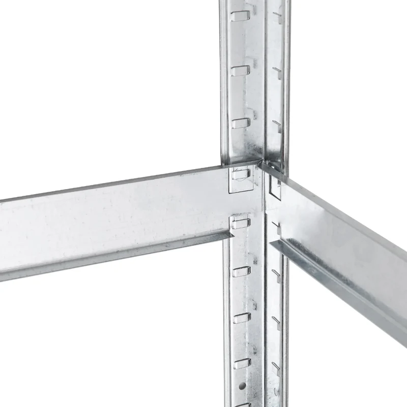 GreenBlue GB378 Förvaringsskåp I Metall 175kg x5 Galvaniserad Vikbar MDF 180x90x40cm