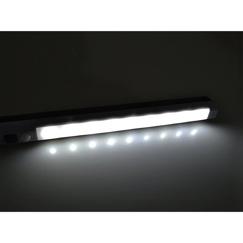 Maclean LED-köksbelysning, underskåp 9 SMD, batteridriven, PIR-sensor på/av, MCE166