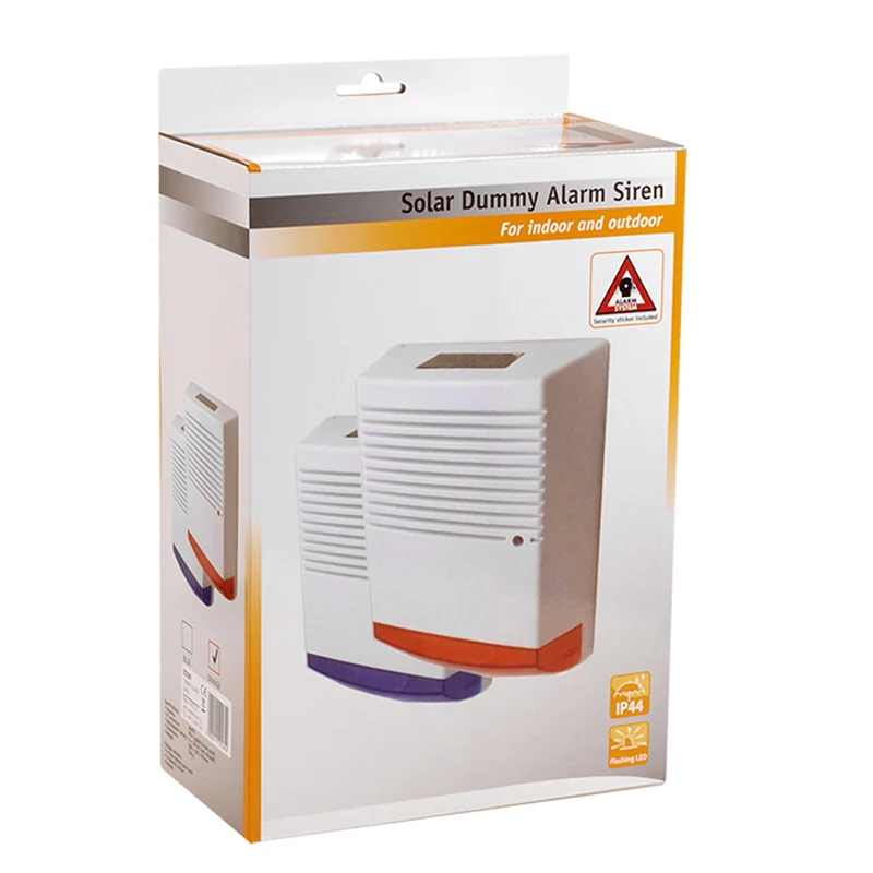 DC3300 solar dummy alarm siren stor professionell LARMSIREN