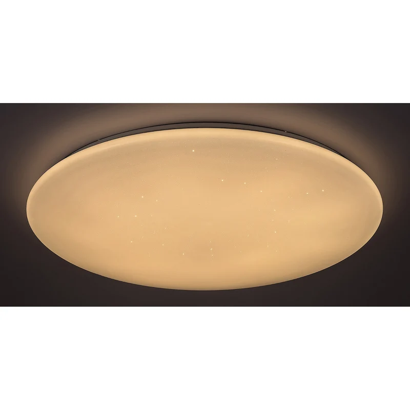 Danny Taklampa Vit Inbyggd LED 60 W 4800 lm 3000–6500 K CCT Dimbar Med Fjärrkontroll Med Timer Stjärneffekt