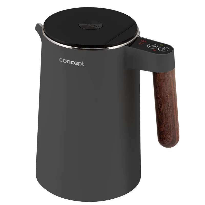 Concept Norwood Vattenkokare I Rostfritt Stål Med Temperaturkontroll 45/60/70/85/90/95/100°C KEEP WARM-Funktion 1,5L 1850-2200 W Svart
