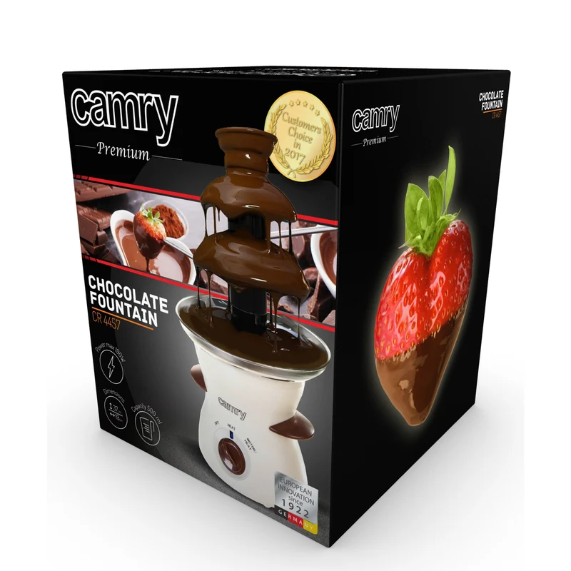 Chokladfontän Camry CR 4457 med 500 ml kapacitet