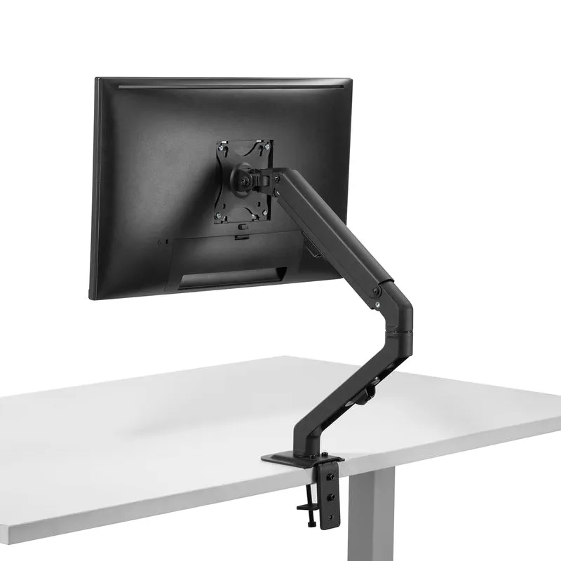 Universellt skrivbordsfäste för bildskärm Maclean, mekanisk fjäder 17"-27" 7kg, VESA 75x75,100x100, MC-906