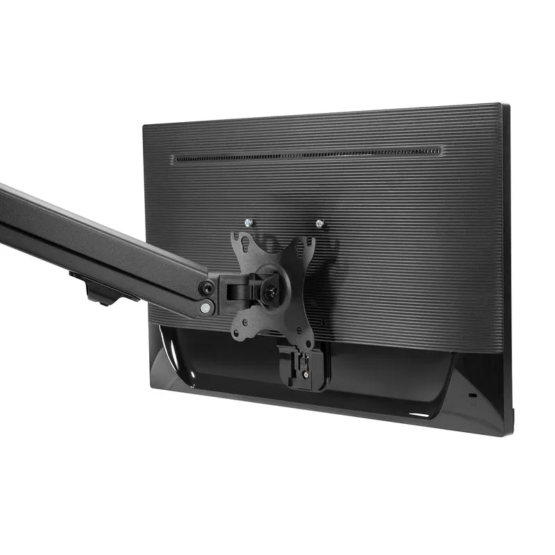 Universellt skrivbordsfäste för bildskärm Maclean, mekanisk fjäder 17"-27" 7kg, VESA 75x75,100x100, MC-906