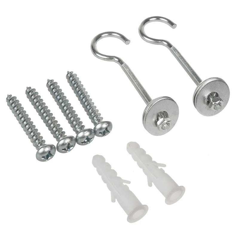 Maclean MC-923 Set med 2 hängare för projektionsskärmar, max. belastning 25 kg (för set), stål