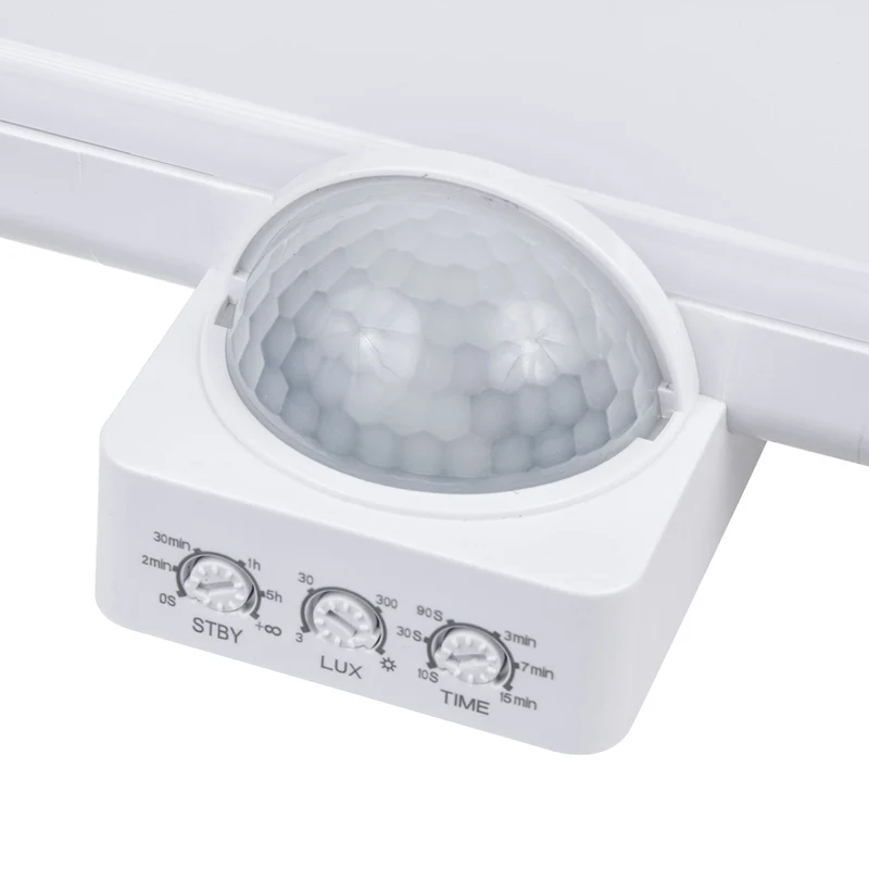 Maclean LED-lampa, husnummer, skymnings- och rörelsesensor, dimbar, 20W, IP65, neutral färg (4000K), 1600lm, MCE466 W