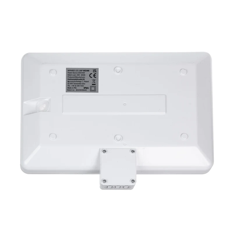 Maclean LED-lampa, husnummer, skymnings- och rörelsesensor, dimbar, 20W, IP65, neutral färg (4000K), 1600lm, MCE466 W