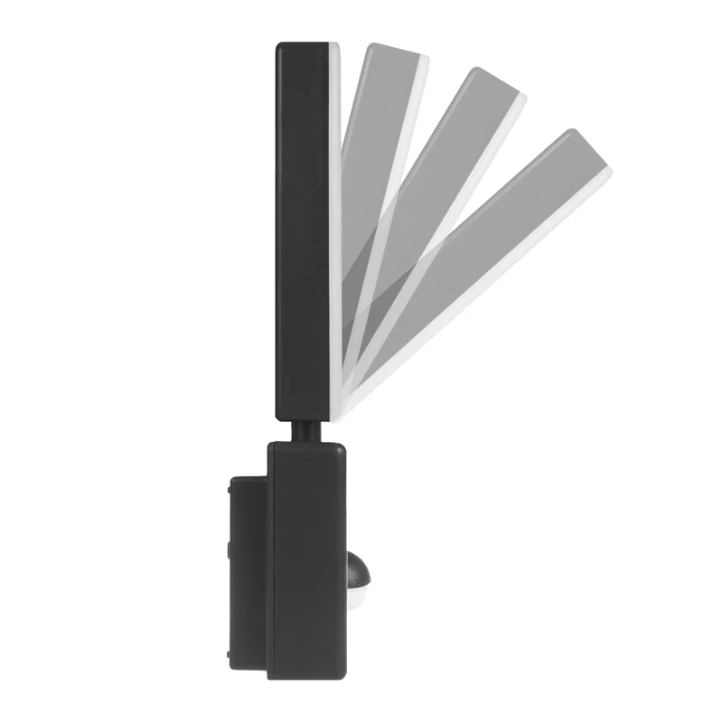 Maclean grå 10W IP65 800lm 4000K LED-lampa med rörelsesensor